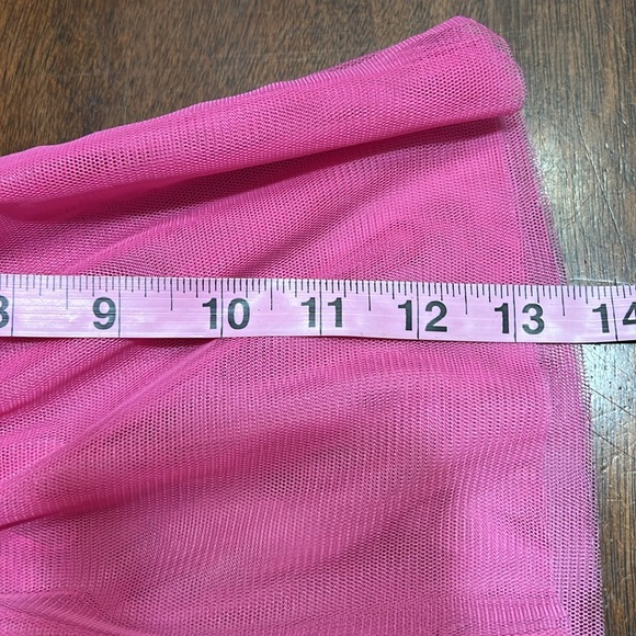 Simply Jules Strapless Pink Bikini Top Tulle Accent Sz M NWT - Picture 8 of 8
